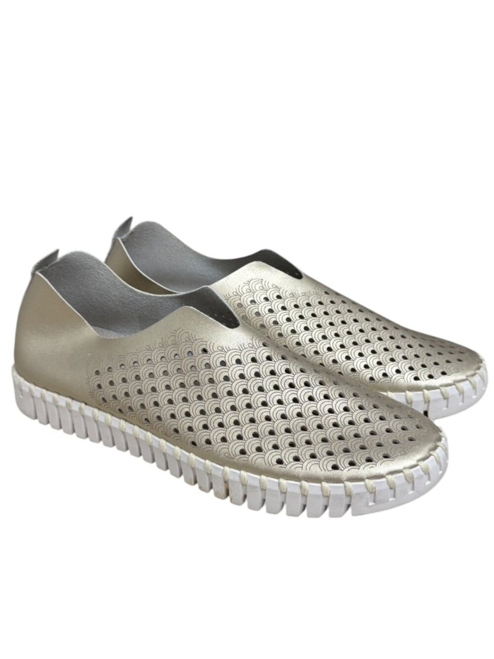 Ilse Jacobsen HORNBAEK Women's Tulip 3576 Leather Flat Slip-On Sneaker Size 10